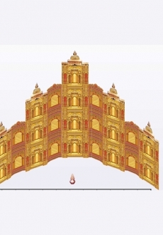 Siddhivinayak Jaipur Palace 52 Jali Set