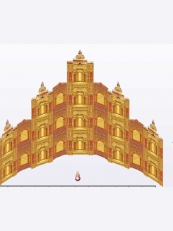 Siddhivinayak Jaipur Palace 52 Jali Set