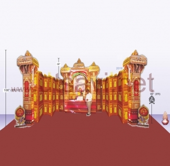 Siddhivinayak Jaipur Palace 60 Jali Set