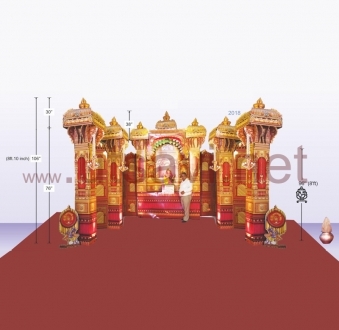 Siddhivinayak Jaipur Palace 60 Jali Set